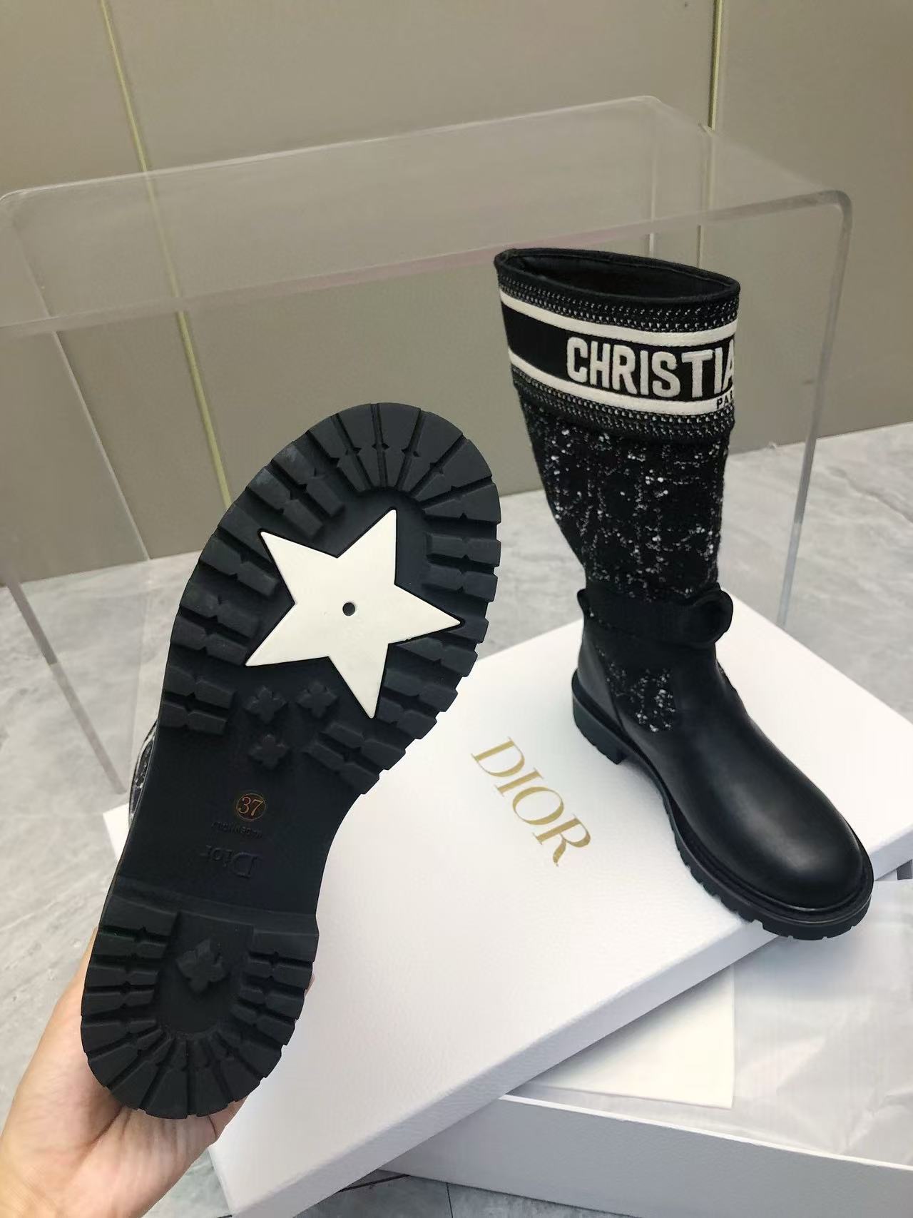 DI0R 高品質牛革グラフィティブーツ【50％割引+送料無料】