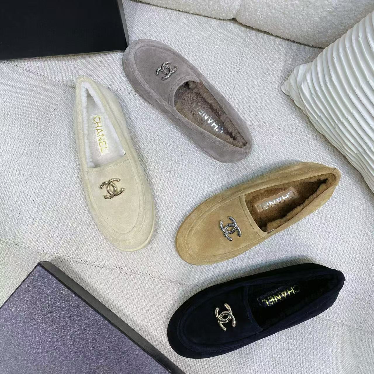 CHANE1 高品質ラムウールの暖かいフラットシューズ【50％割引+送料無料】