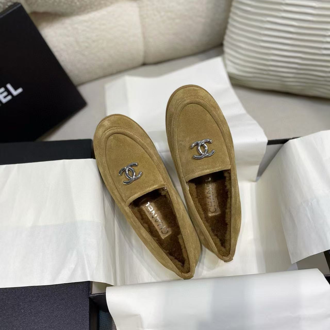 CHANE1 高品質ラムウールの暖かいフラットシューズ【50％割引+送料無料】