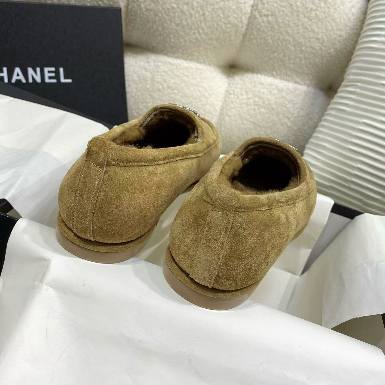 CHANE1 高品質ラムウールの暖かいフラットシューズ【50％割引+送料無料】