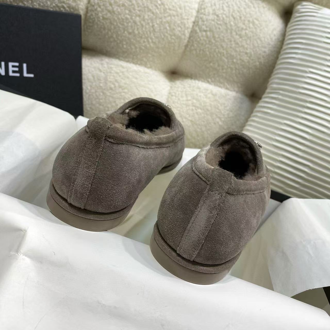 CHANE1 高品質ラムウールの暖かいフラットシューズ【50％割引+送料無料】