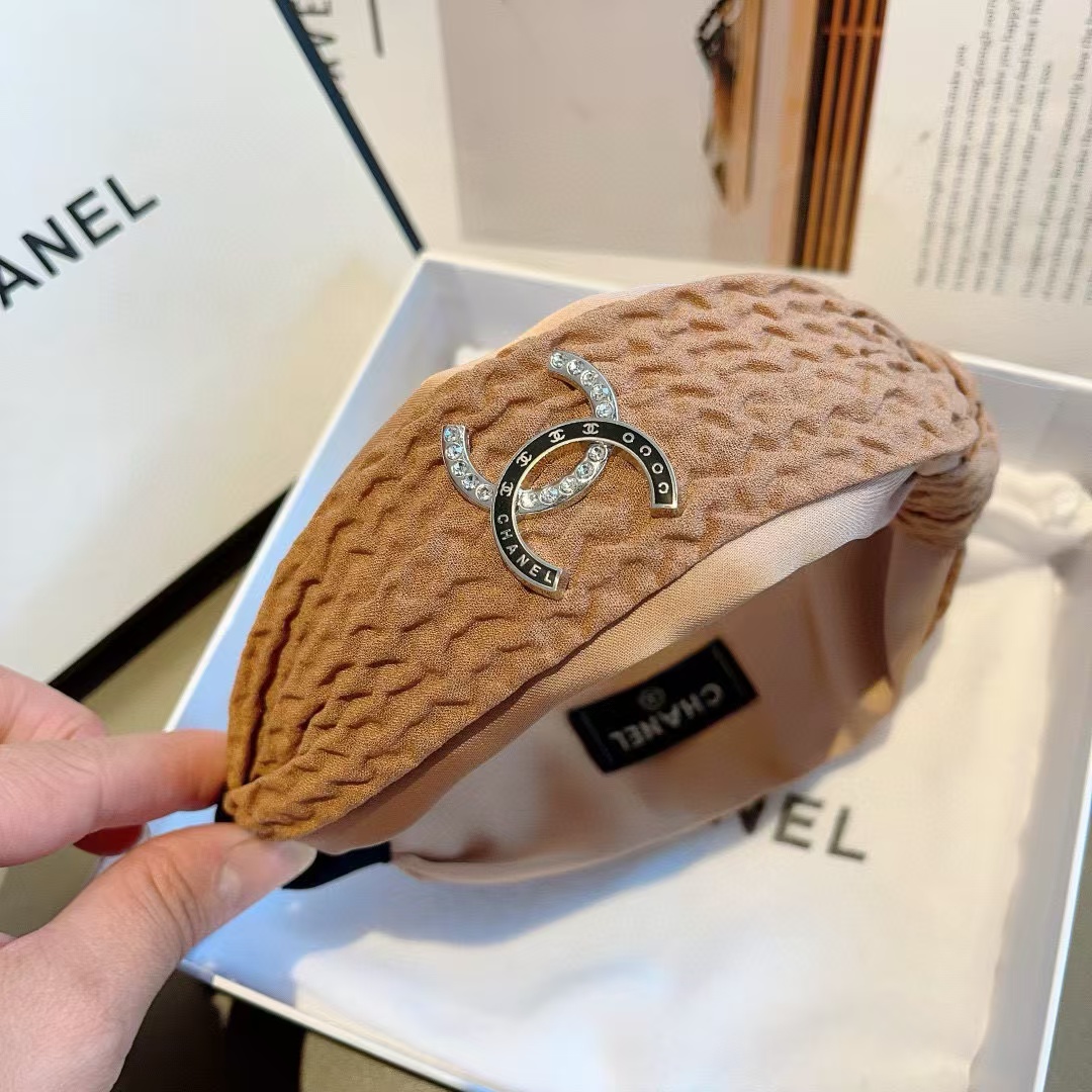 CHANE1 ダブル c ラージ ボウ ヘッドバンド【50％割引+送料無料】