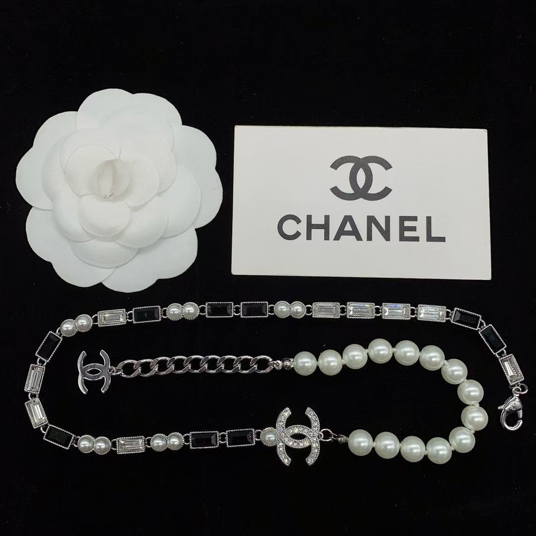 CHANE1 ダブルCパールセーターチェーン【 50％割引+送料無料】