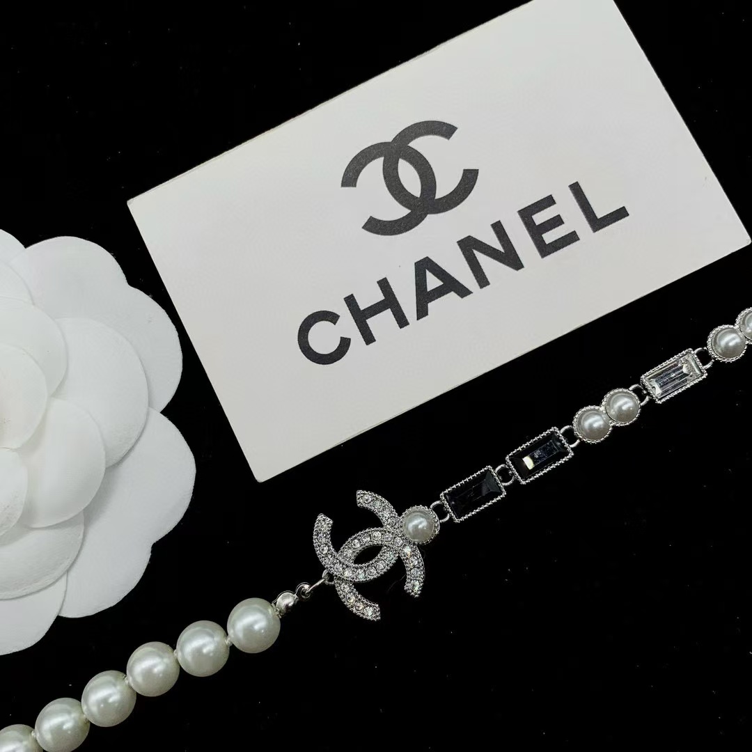 CHANE1 ダブルCパールセーターチェーン【 50％割引+送料無料】