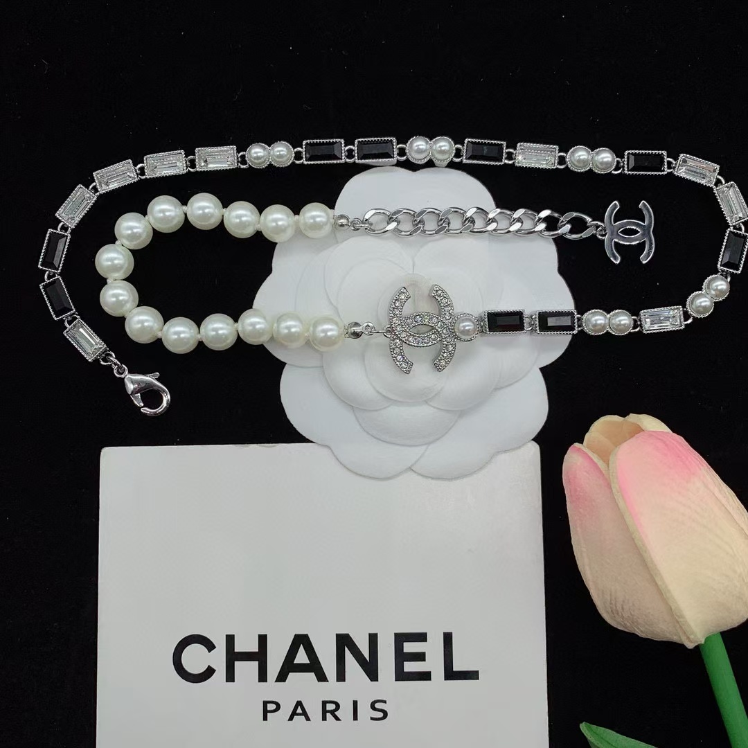 CHANE1 ダブルCパールセーターチェーン【 50％割引+送料無料】