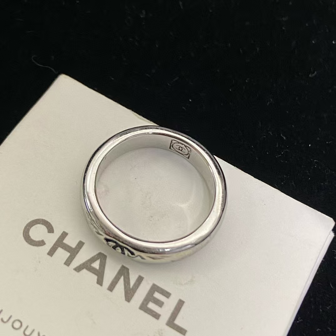 CHANE1 シンプルダブルCロゴリング 【50％割引+送料無料】