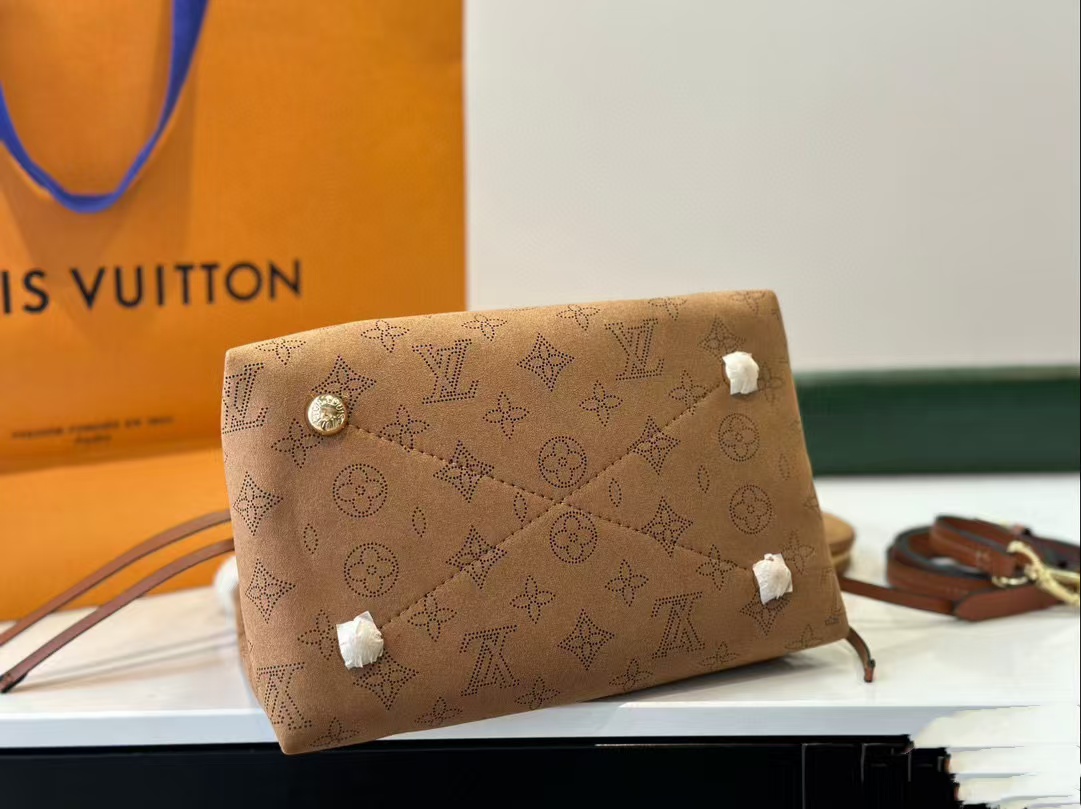 LV ラムウール プリント バケットバッグ【 50％割引+送料無料】