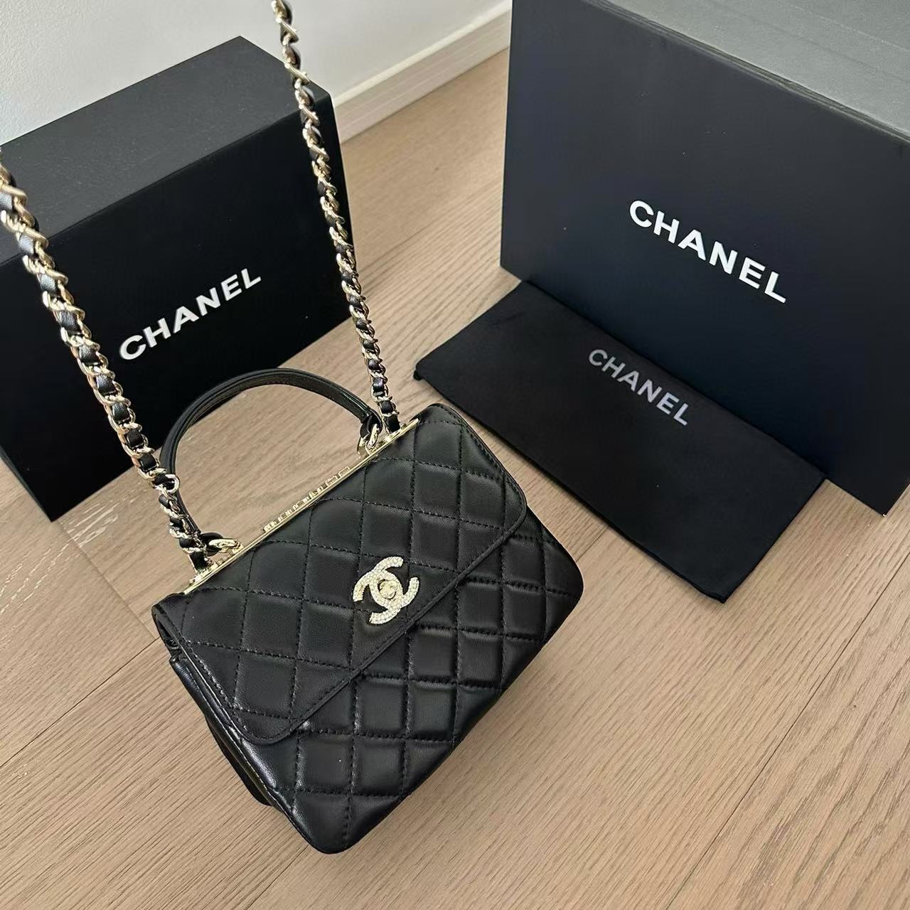 CHANE124ss trendyハンドバッグ【 50％割引+送料無料】