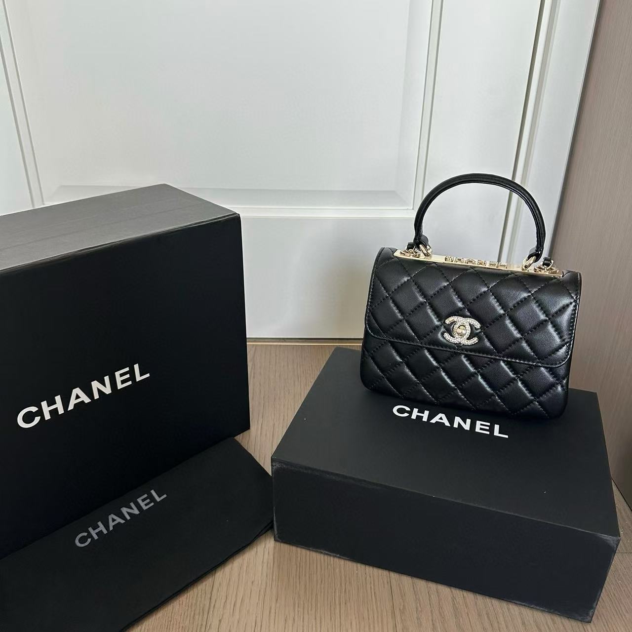 CHANE124ss trendyハンドバッグ【 50％割引+送料無料】