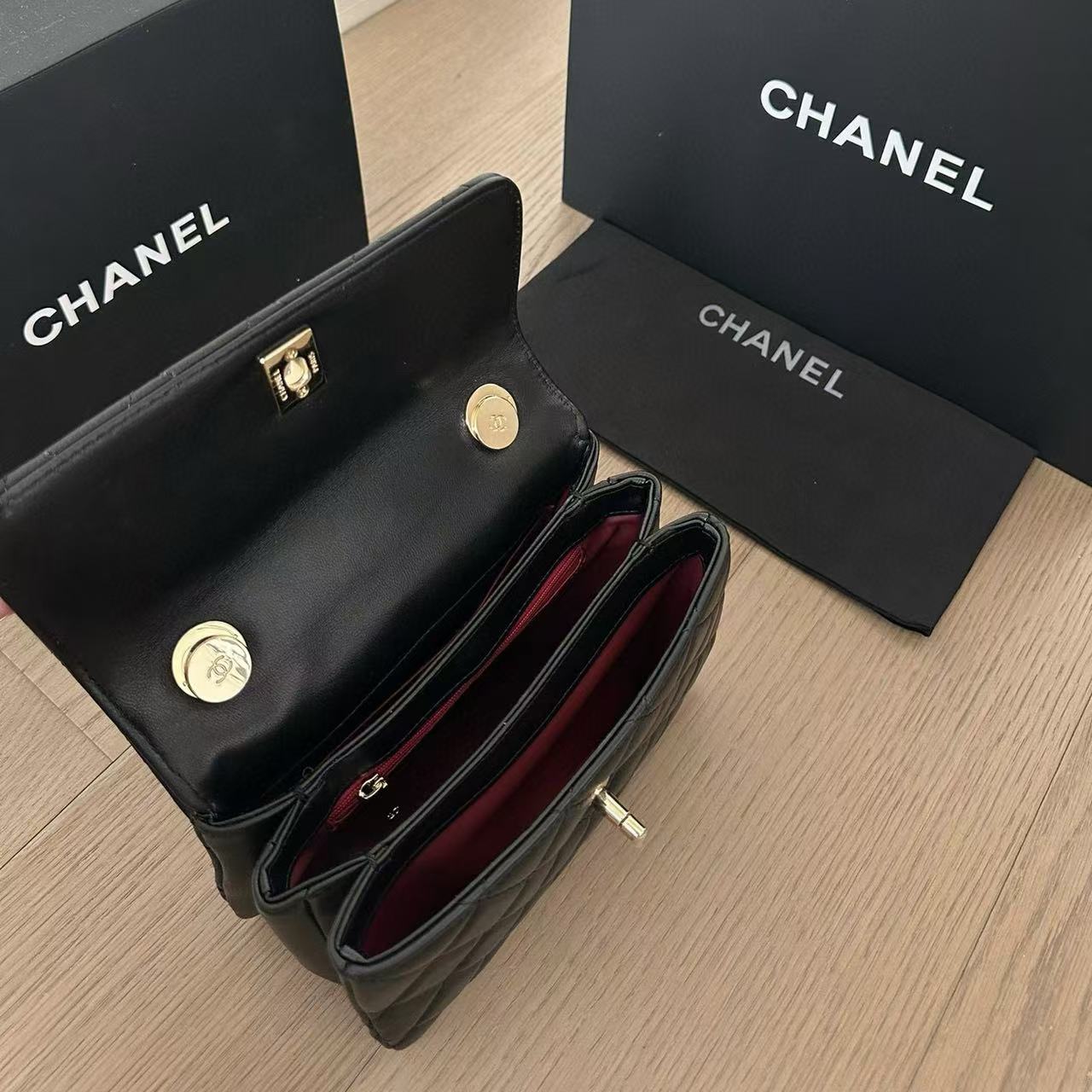 CHANE124ss trendyハンドバッグ【 50％割引+送料無料】