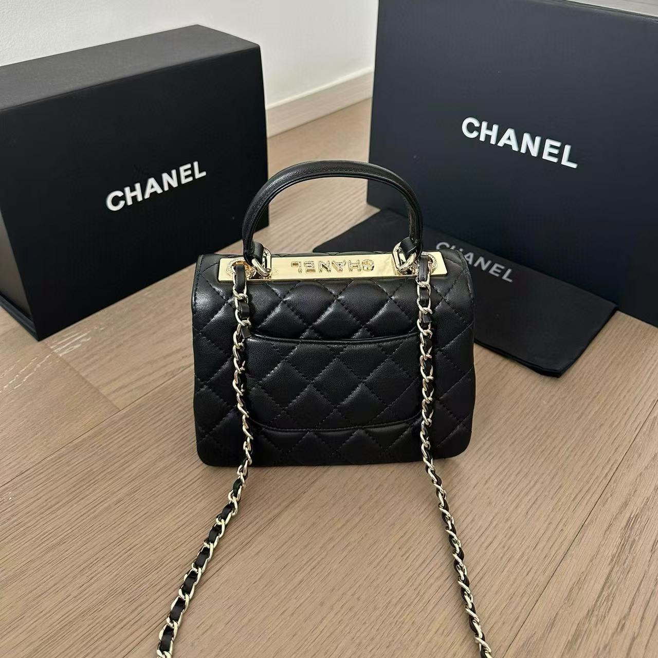 CHANE124ss trendyハンドバッグ【 50％割引+送料無料】