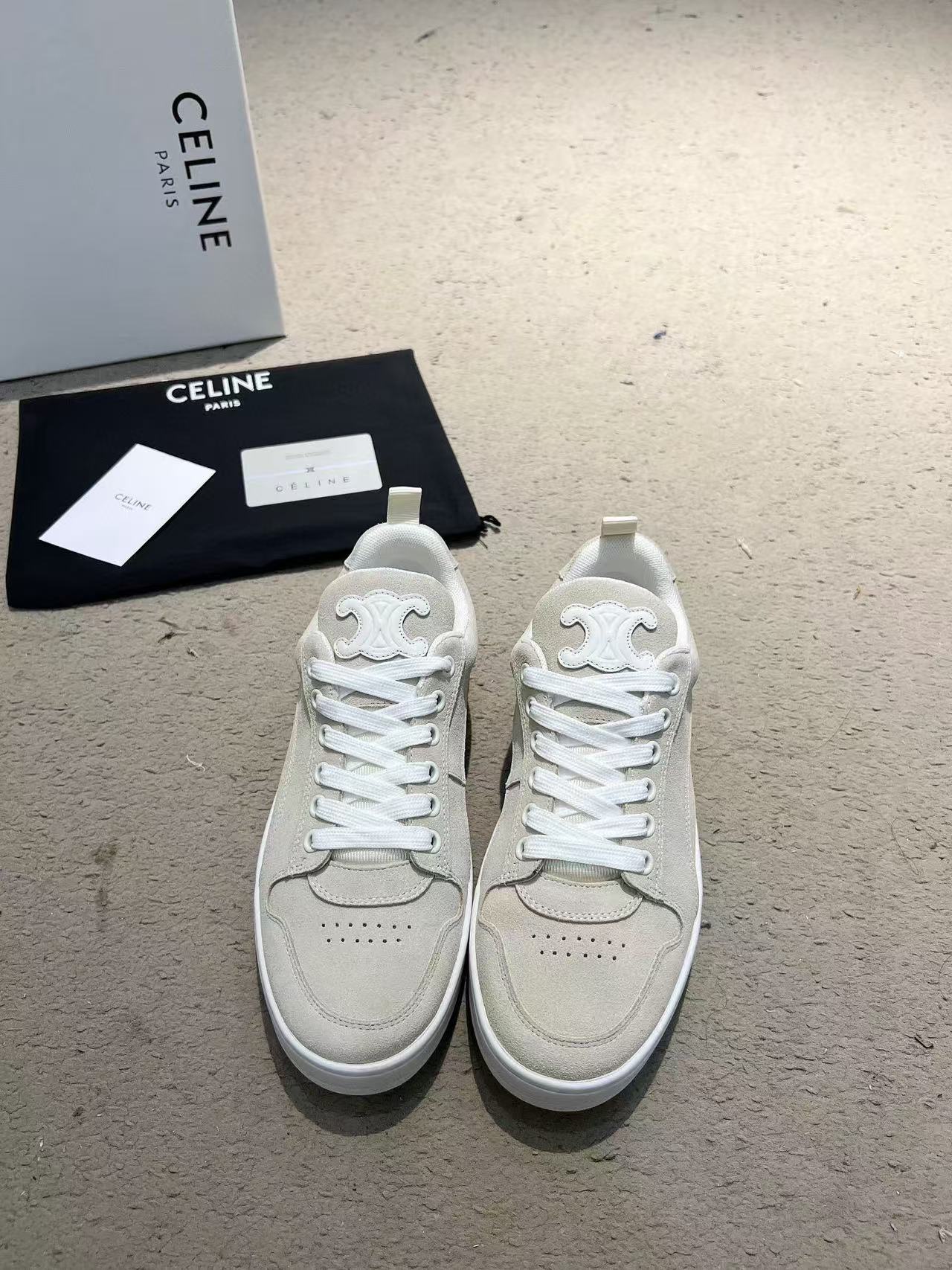 CEL1NE 高品質レースアップホワイトシューズ【50％割引+送料無料】