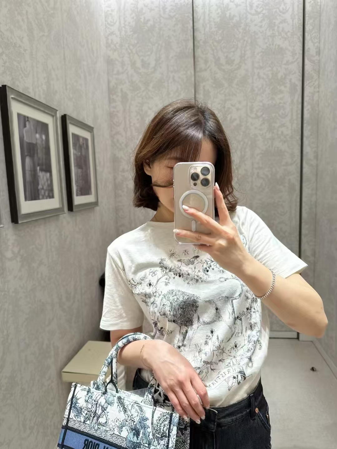 DI0R アニマルプリント Tシャツ【50％割引+送料無料】