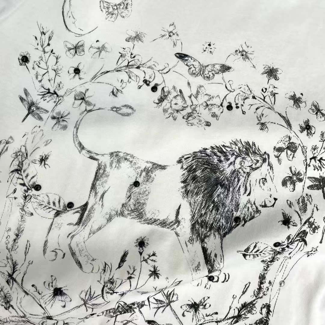 DI0R アニマルプリント Tシャツ【50％割引+送料無料】