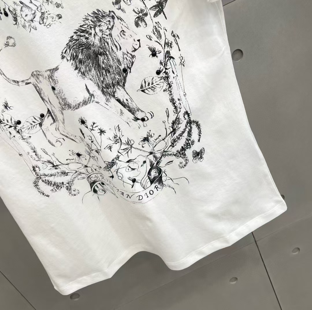 DI0R アニマルプリント Tシャツ【50％割引+送料無料】