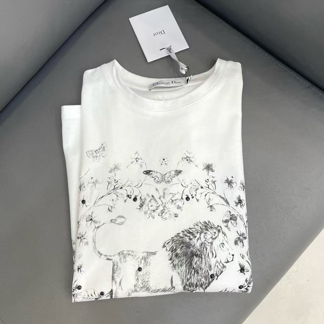 DI0R アニマルプリント Tシャツ【50％割引+送料無料】