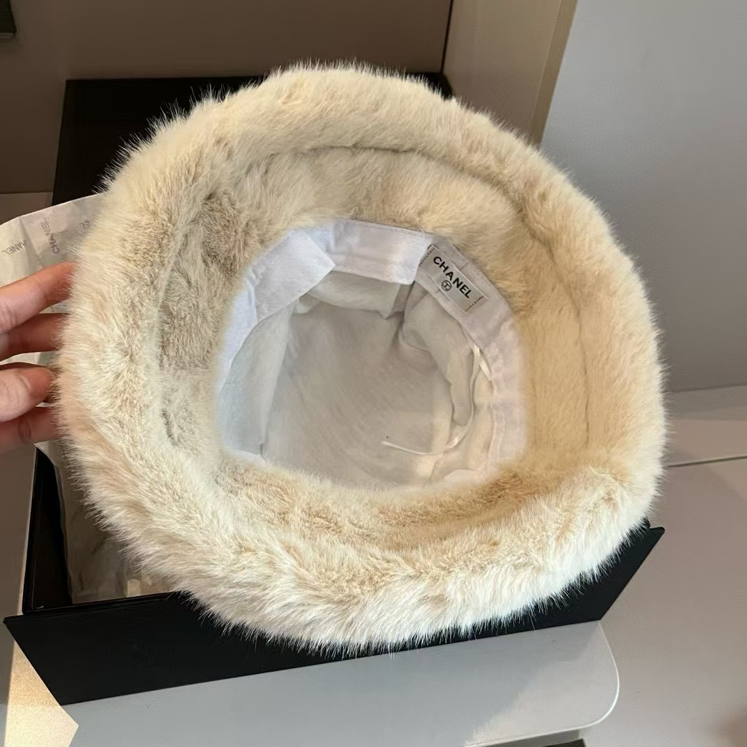 CHANE1 プラッシュウールバケットハット【50％割引+送料無料】