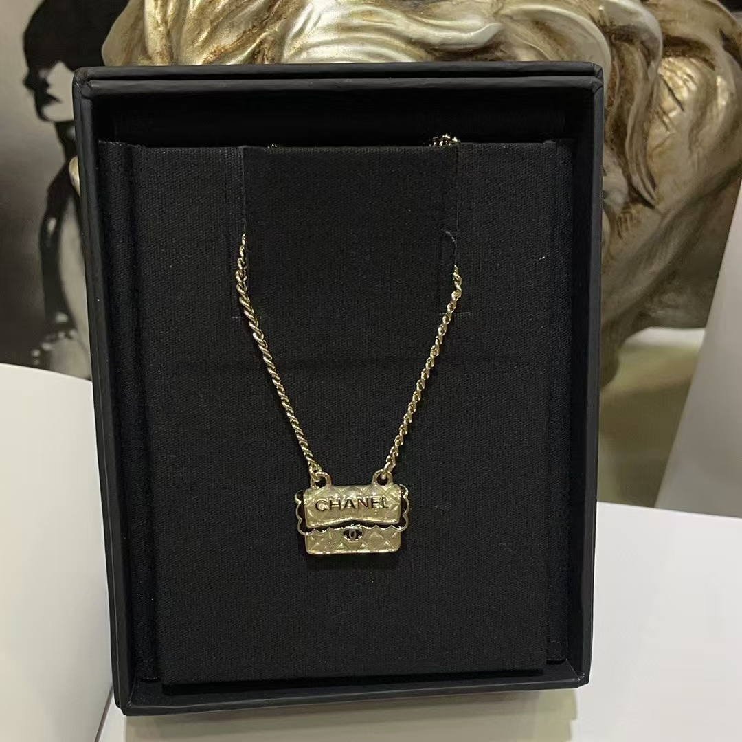 CHANE1 カーブエッジバッグタイプネックレス【50％割引+送料無料】