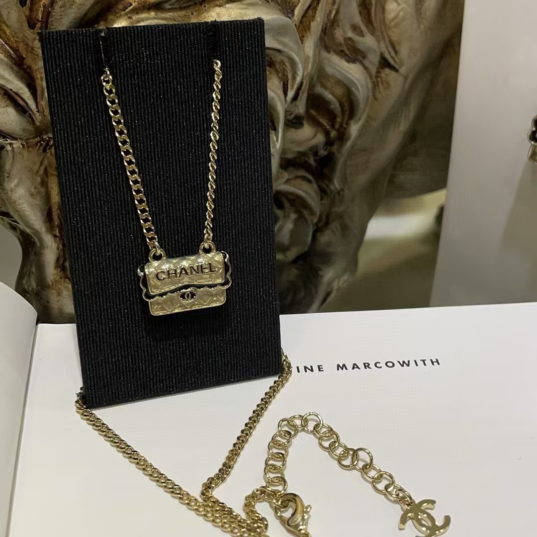 CHANE1 カーブエッジバッグタイプネックレス【50％割引+送料無料】