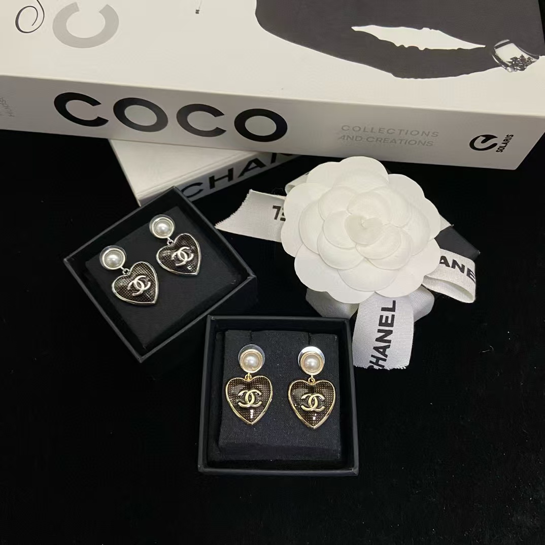 CHANE1 ハートパールピアス【50％割引+送料無料】