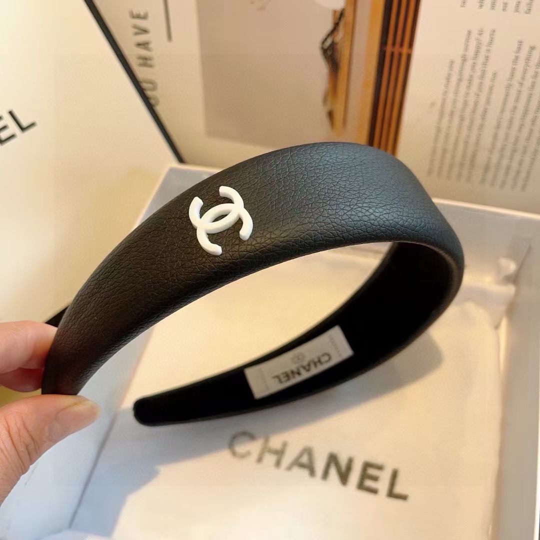 CHANE1 シンプルダブルCロゴヘッドバンド【50％割引+送料無料】