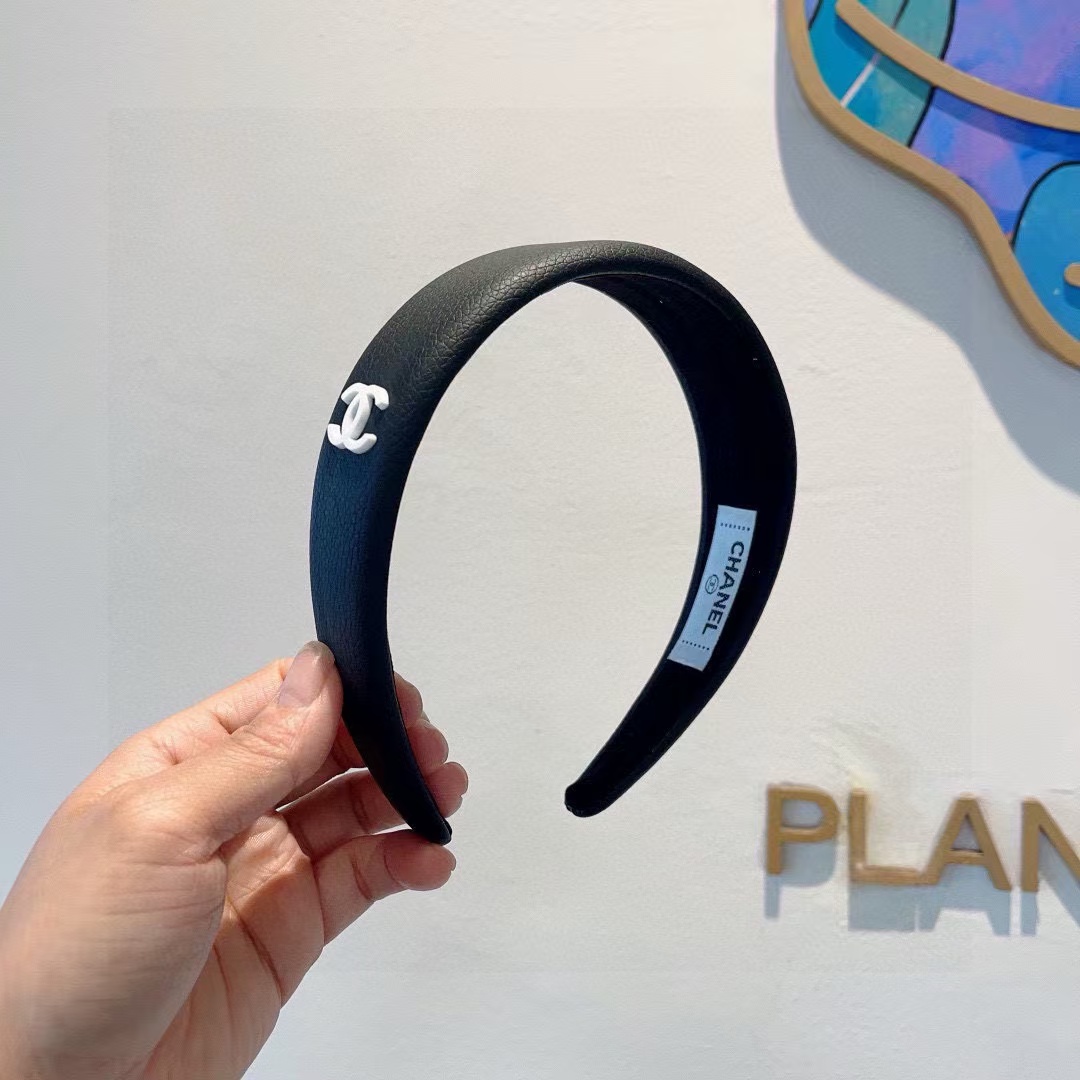 CHANE1 シンプルダブルCロゴヘッドバンド【50％割引+送料無料】