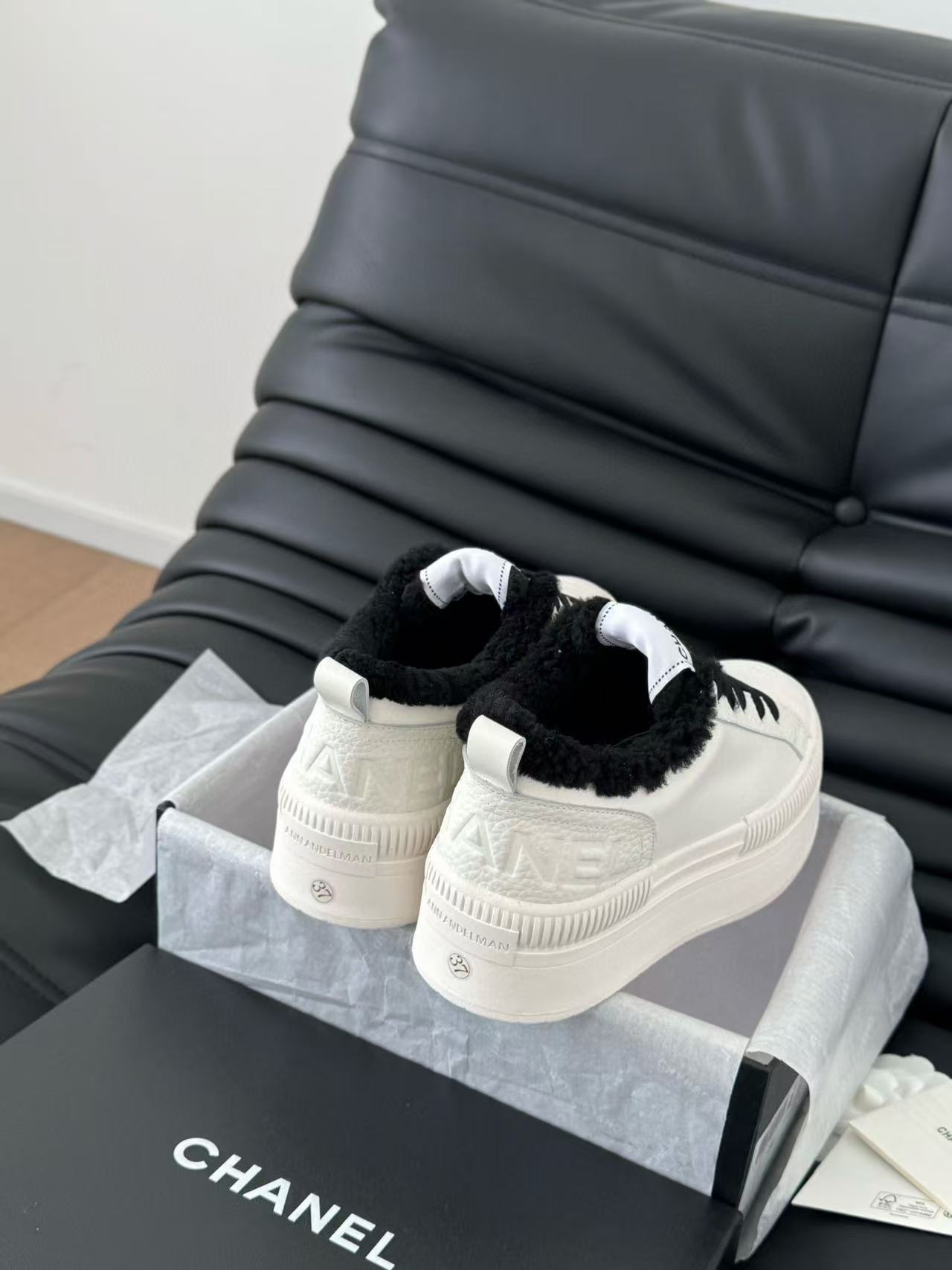 CHANE1 高品質ラムウール厚底カジュアルシューズ【50％割引+送料無料】