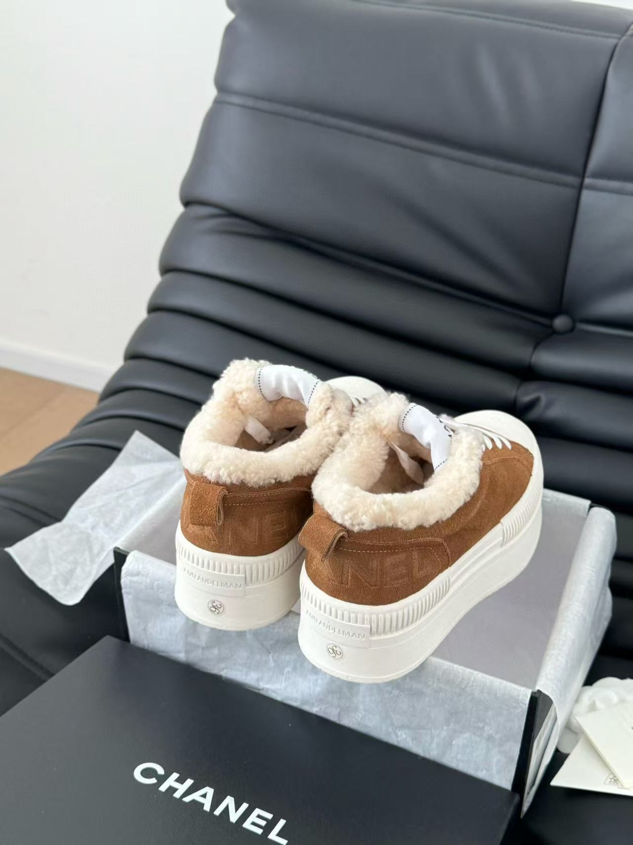 CHANE1 高品質ラムウール厚底カジュアルシューズ【50％割引+送料無料】