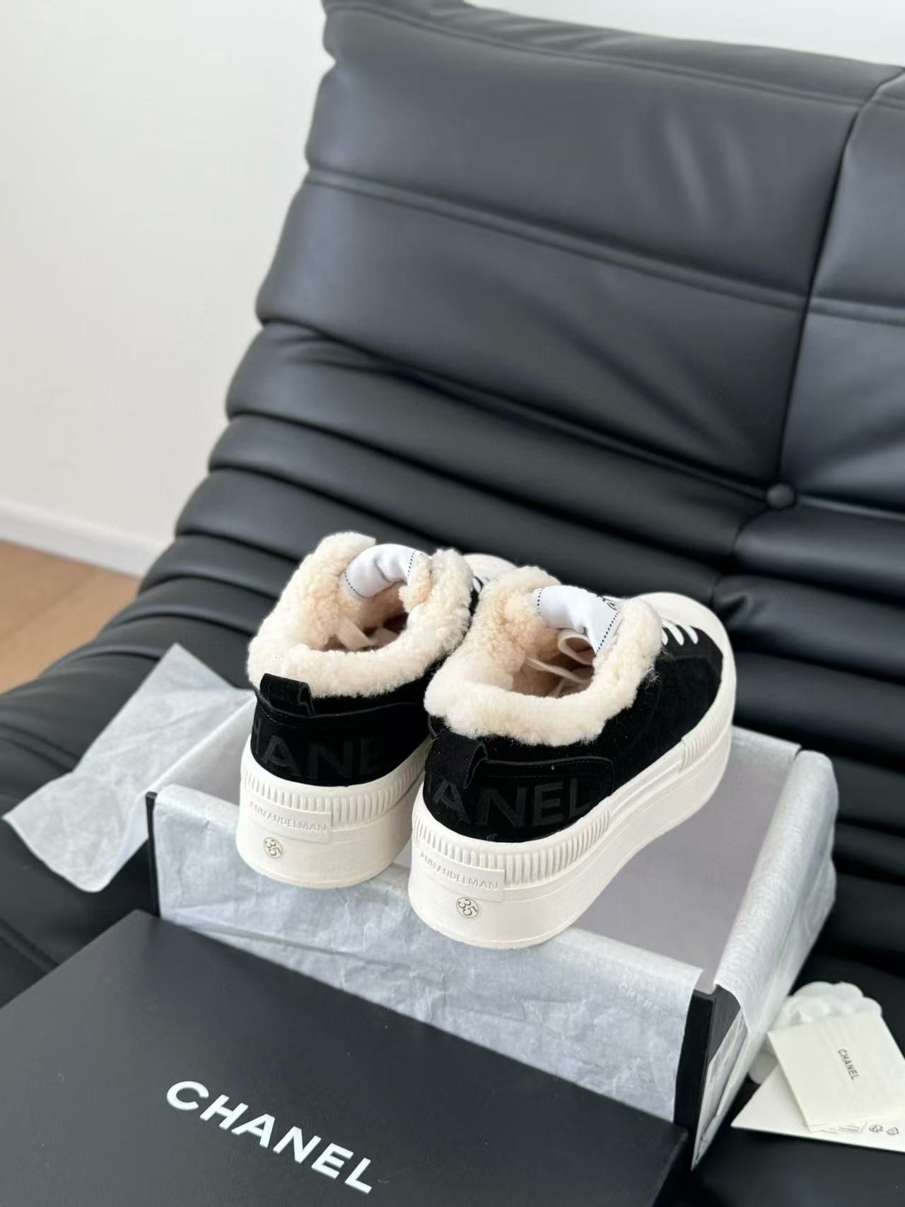 CHANE1 高品質ラムウール厚底カジュアルシューズ【50％割引+送料無料】