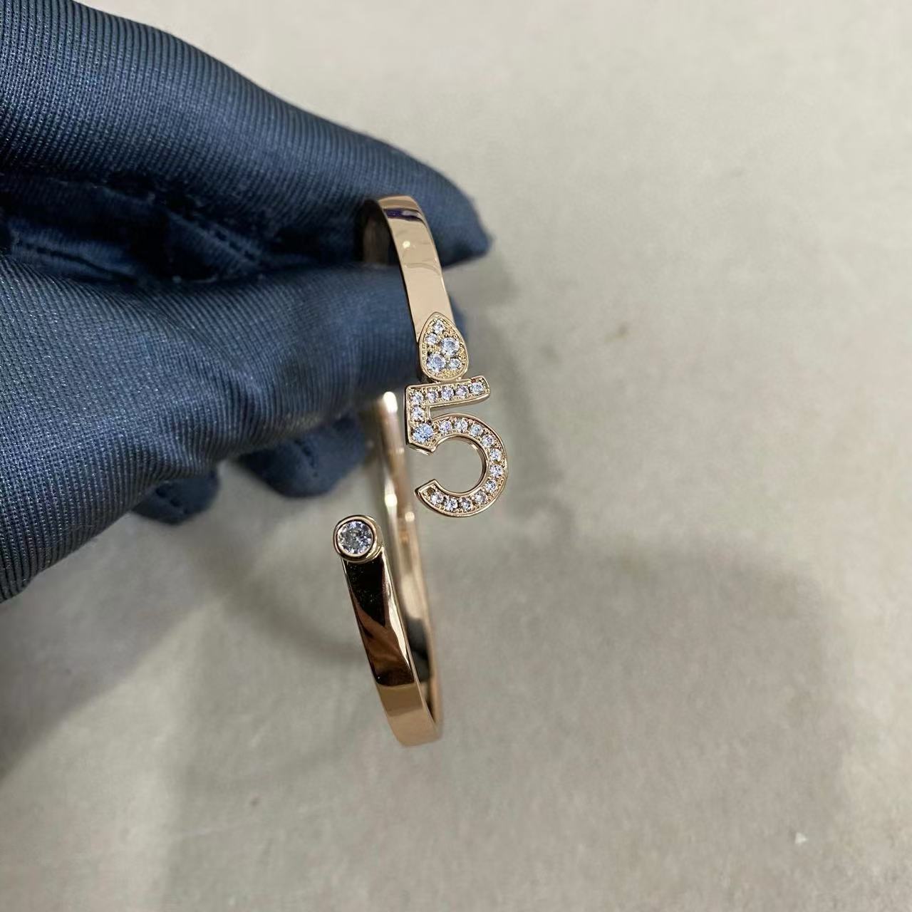 CHANE1 N5 ホワイトゴールド/ローズゴールド ブレスレット【50％割引+送料無料】