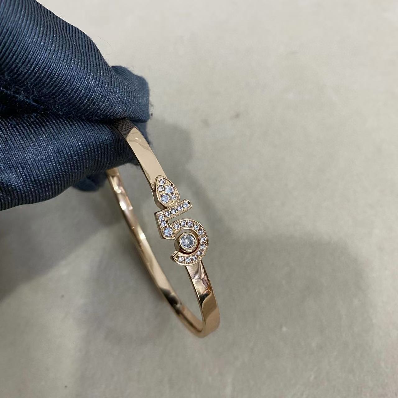 CHANE1 N5 ホワイトゴールド/ローズゴールド ブレスレット【50％割引+送料無料】