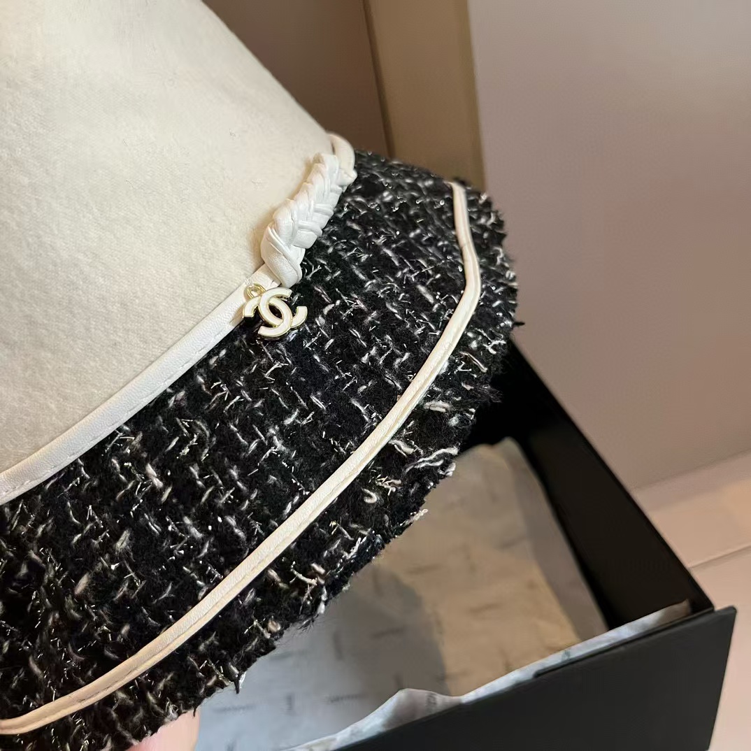 CHANE1 ウーブン カラーブロック バケット ハット【50％割引+送料無料】