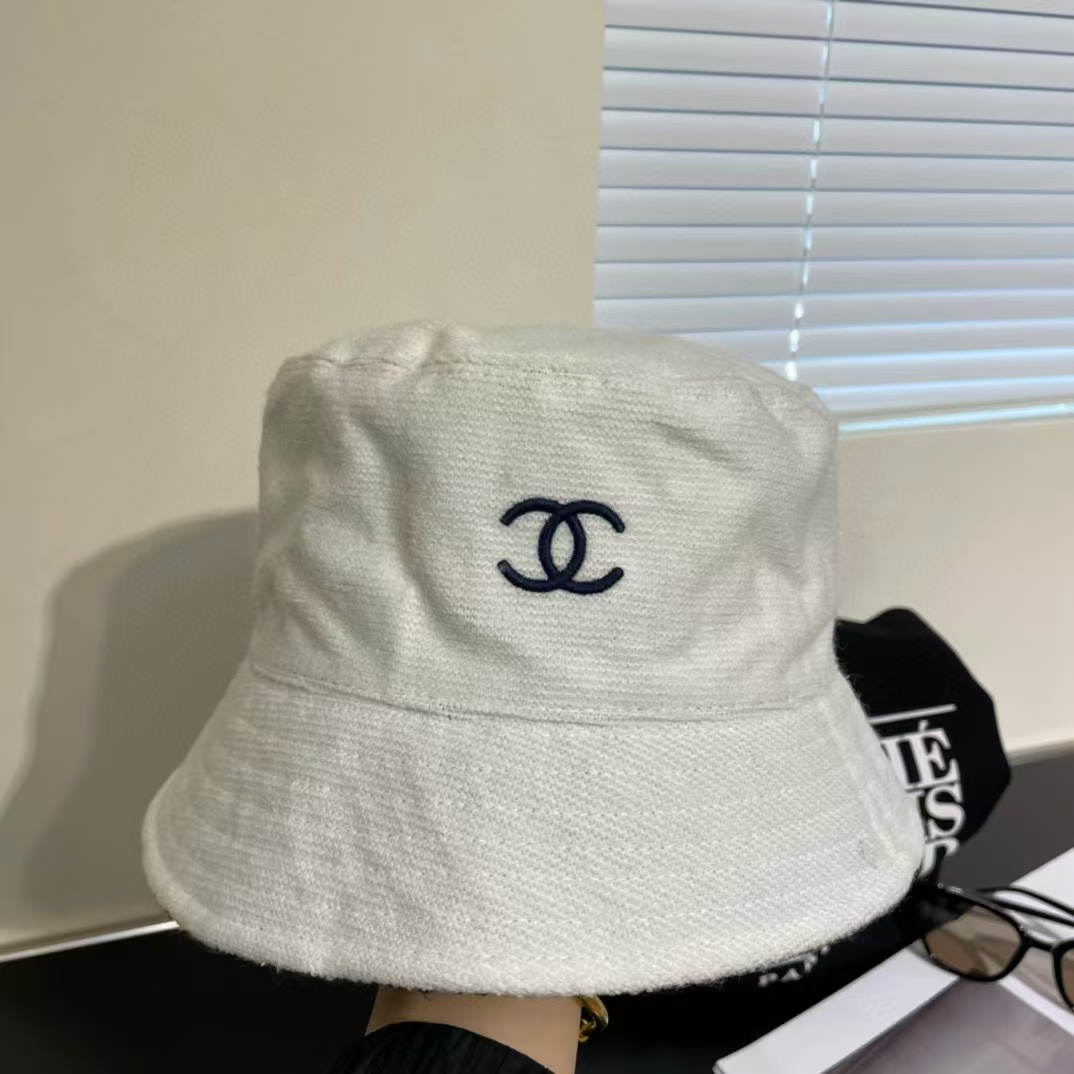 CHANE1 シンプルダブルCロゴバケットハット【50％割引+送料無料】
