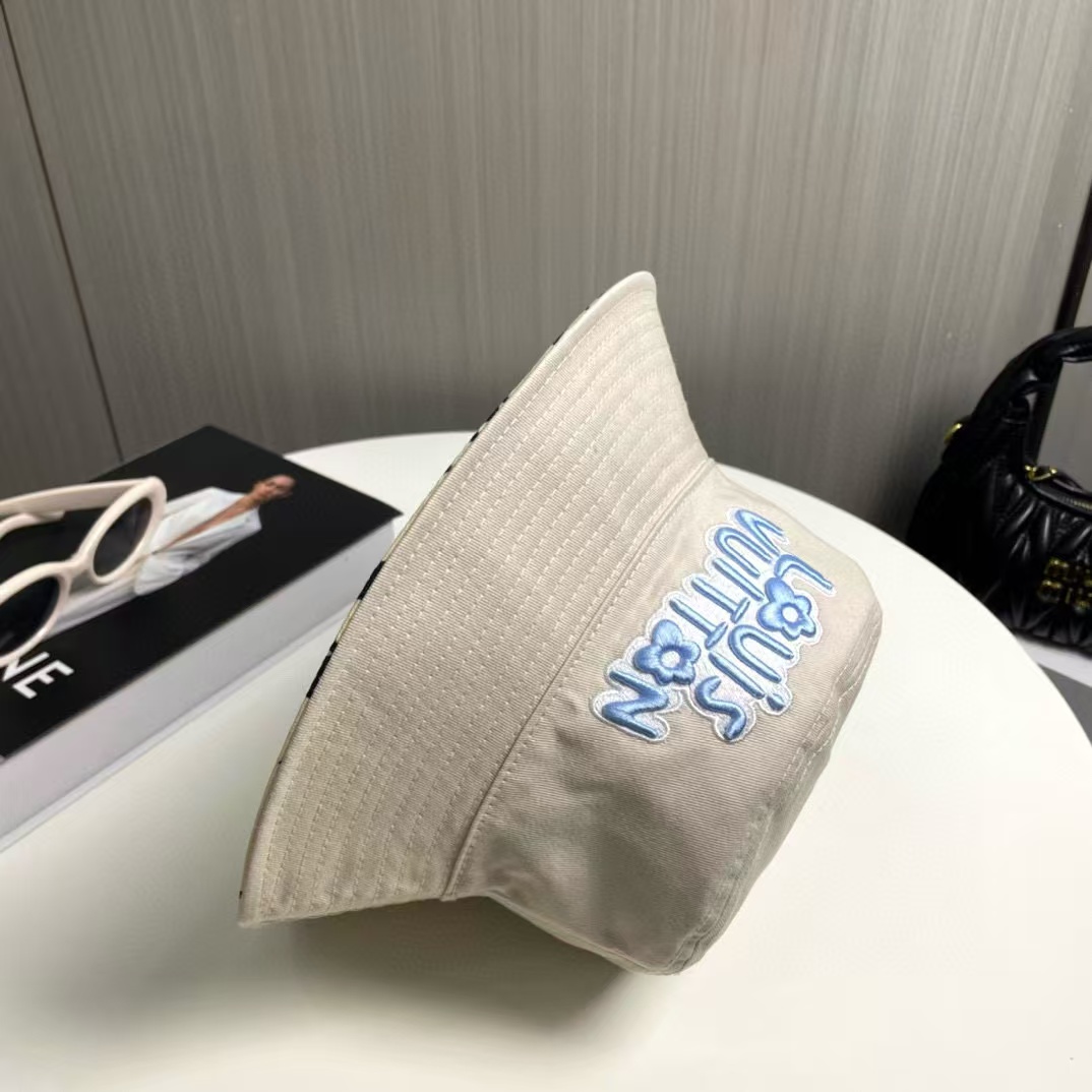 LVプリント刺繍バケットハット【50％割引+送料無料】