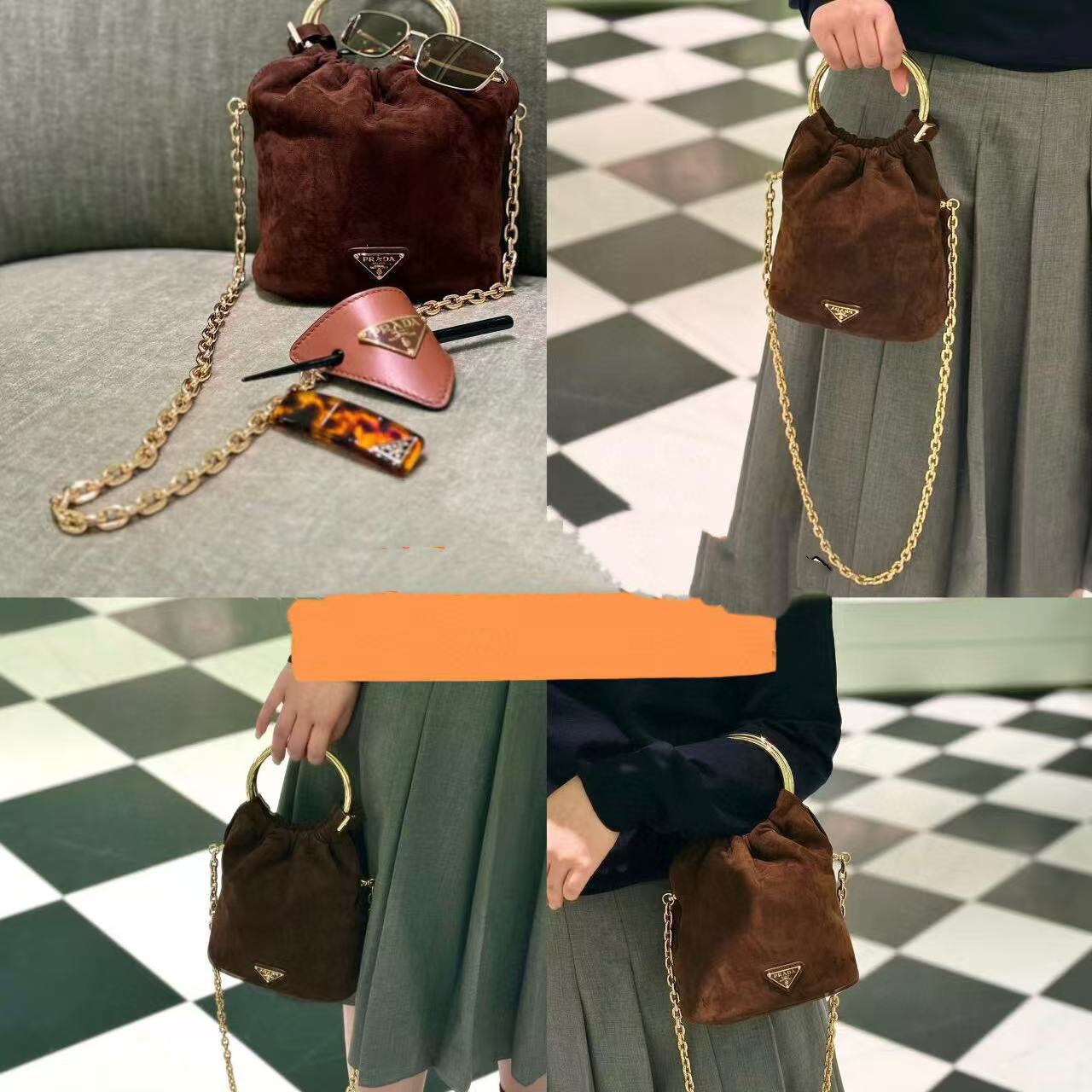 PR4DA チェーンバックスキンバケットバッグ【50％割引+送料無料】