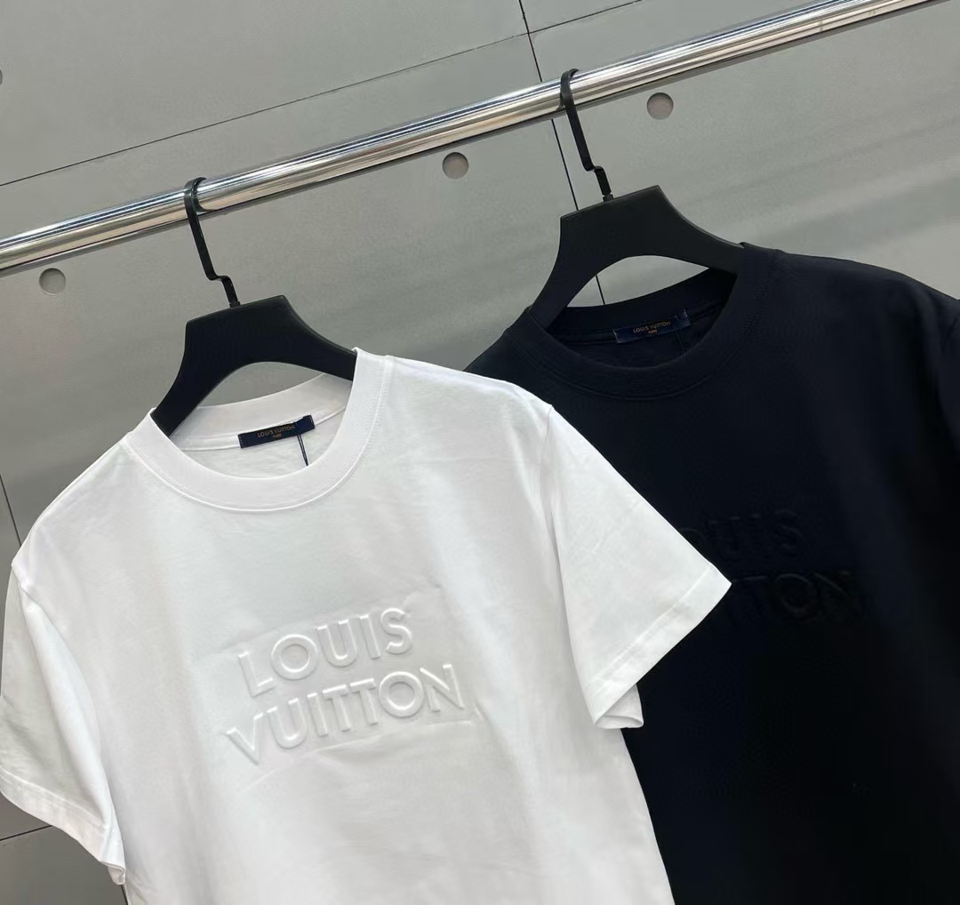 LVエンボス立体レターTシャツ【50％割引+送料無料】