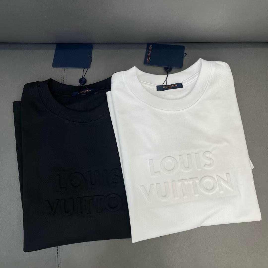 LVエンボス立体レターTシャツ【50％割引+送料無料】