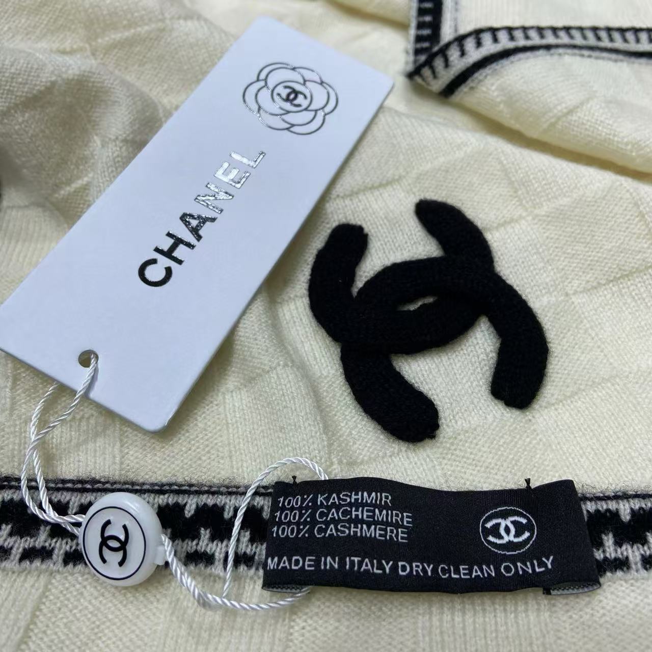 CHANE1 チェッカーボード ウール ショール【50％割引+送料無料】