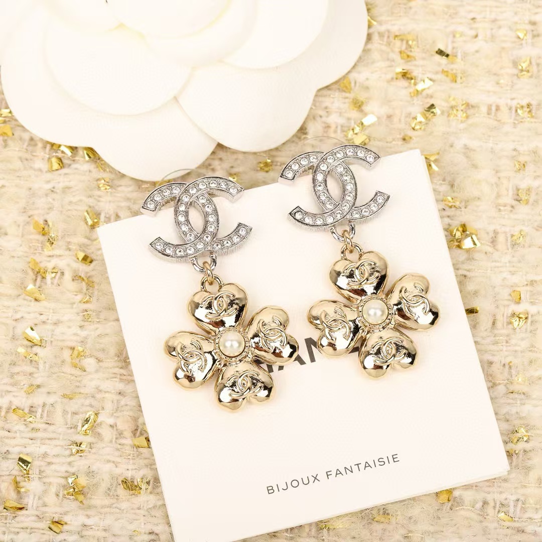 CHANE1 ハートセット ダイヤモンド イヤリング【50％割引+送料無料】