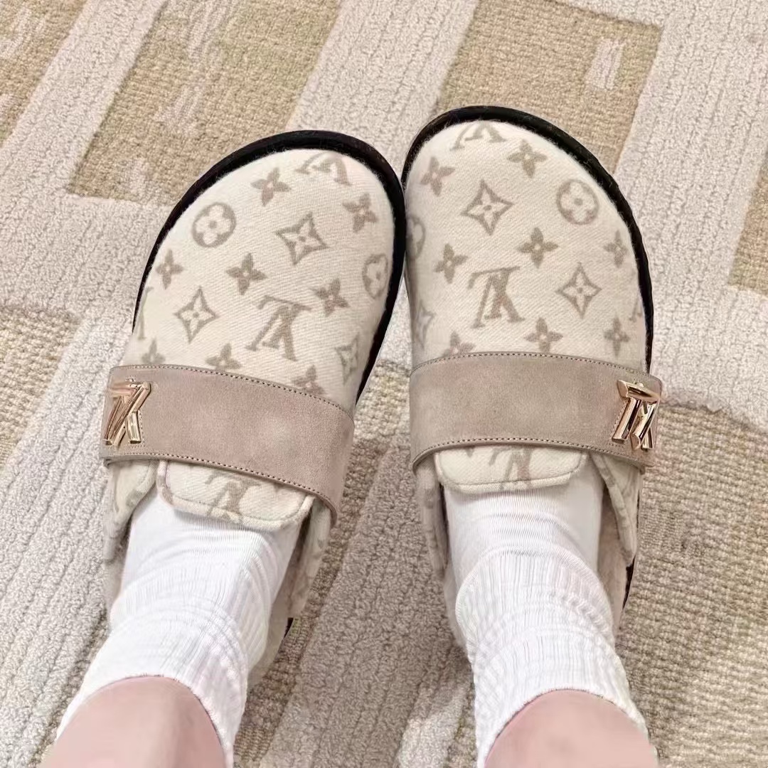 LV高品質老眼ウールスリッパ【50％割引+送料無料】