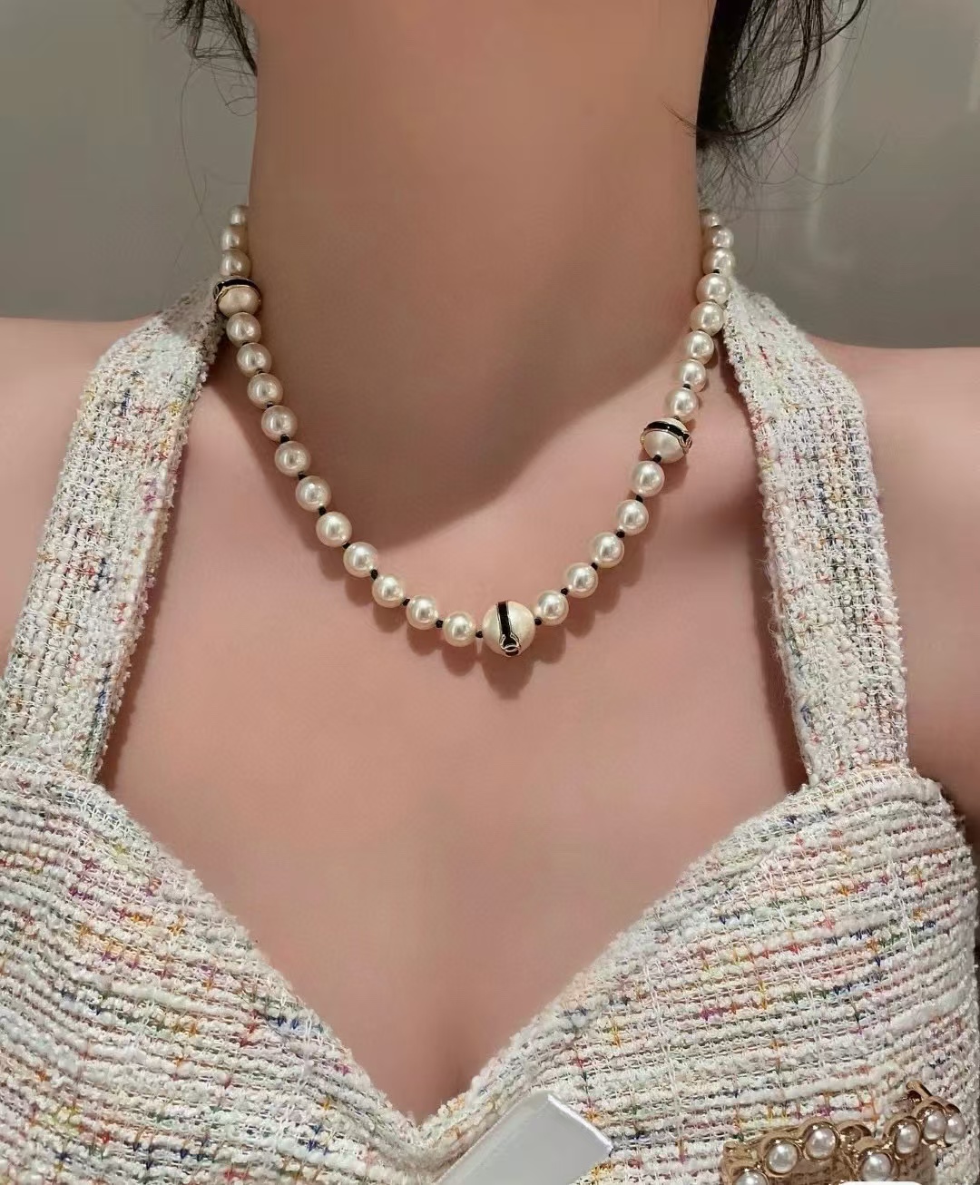 CHANE1 パールネックレス【50％割引+送料無料】