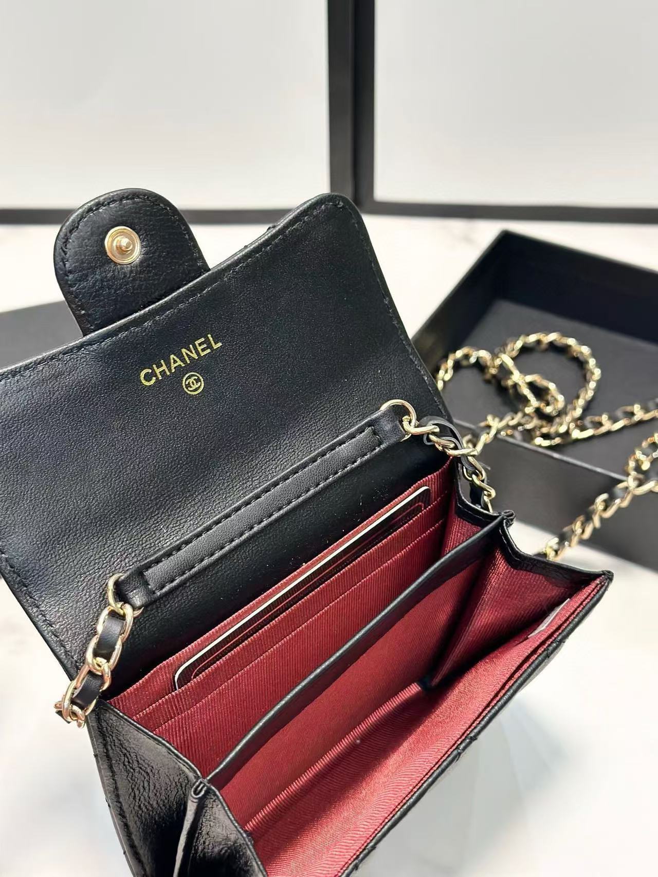 CHANE1 チェーン シープスキン ショルダー クロスボディバッグ【50％割引+送料無料】