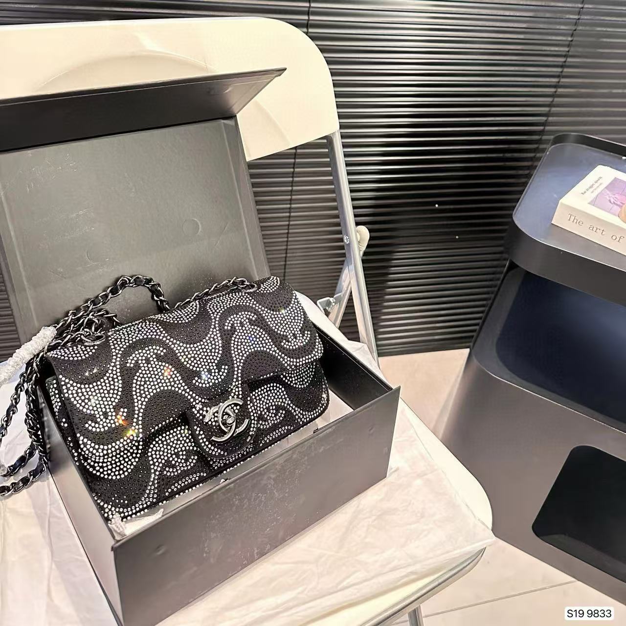CHANE1 スパークリングダイヤモンド ショルダー クロスボディバッグ【50％割引+送料無料】