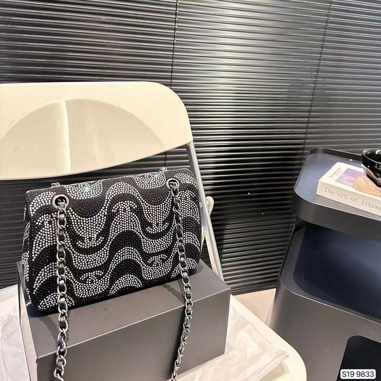 CHANE1 スパークリングダイヤモンド ショルダー クロスボディバッグ【50％割引+送料無料】