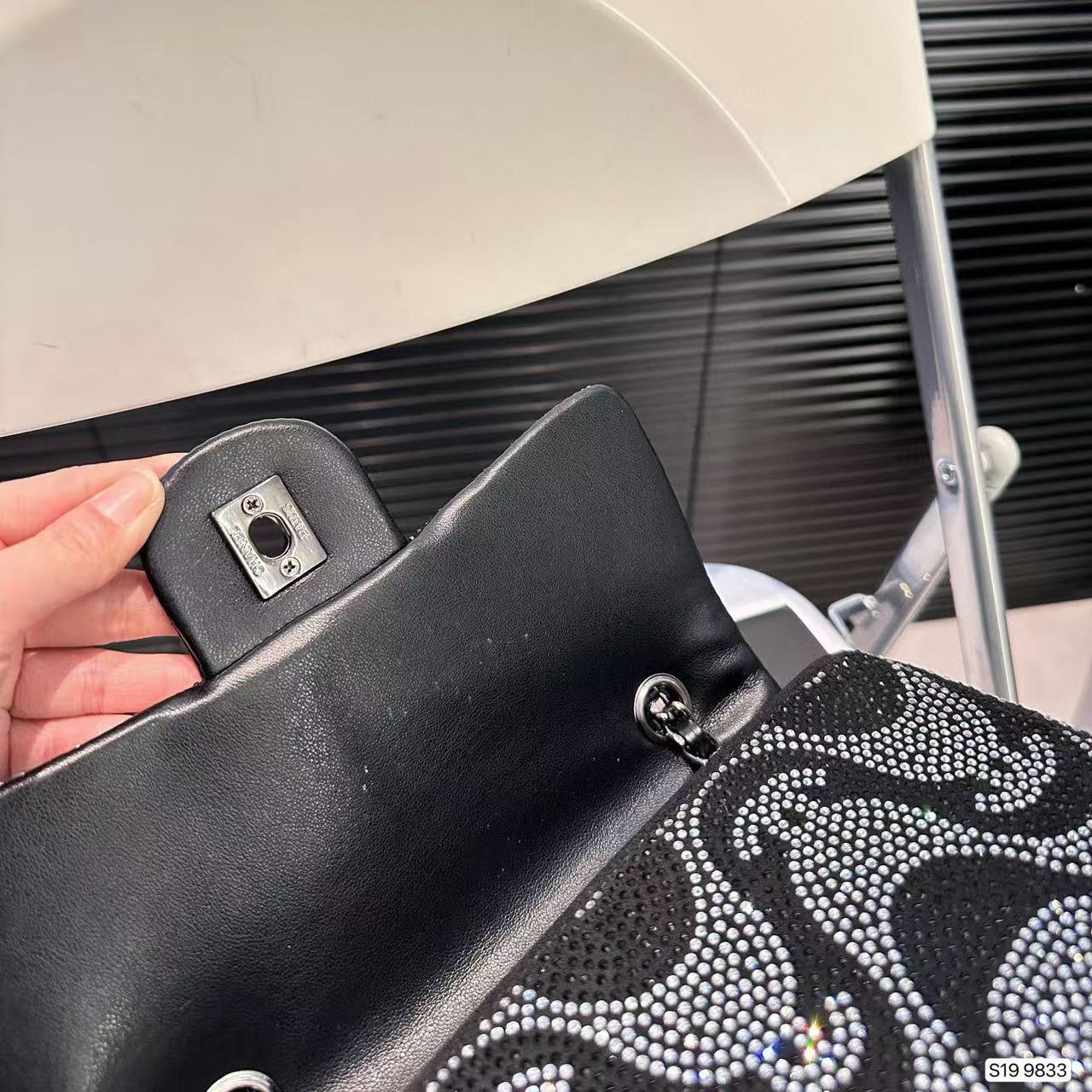 CHANE1 スパークリングダイヤモンド ショルダー クロスボディバッグ【50％割引+送料無料】