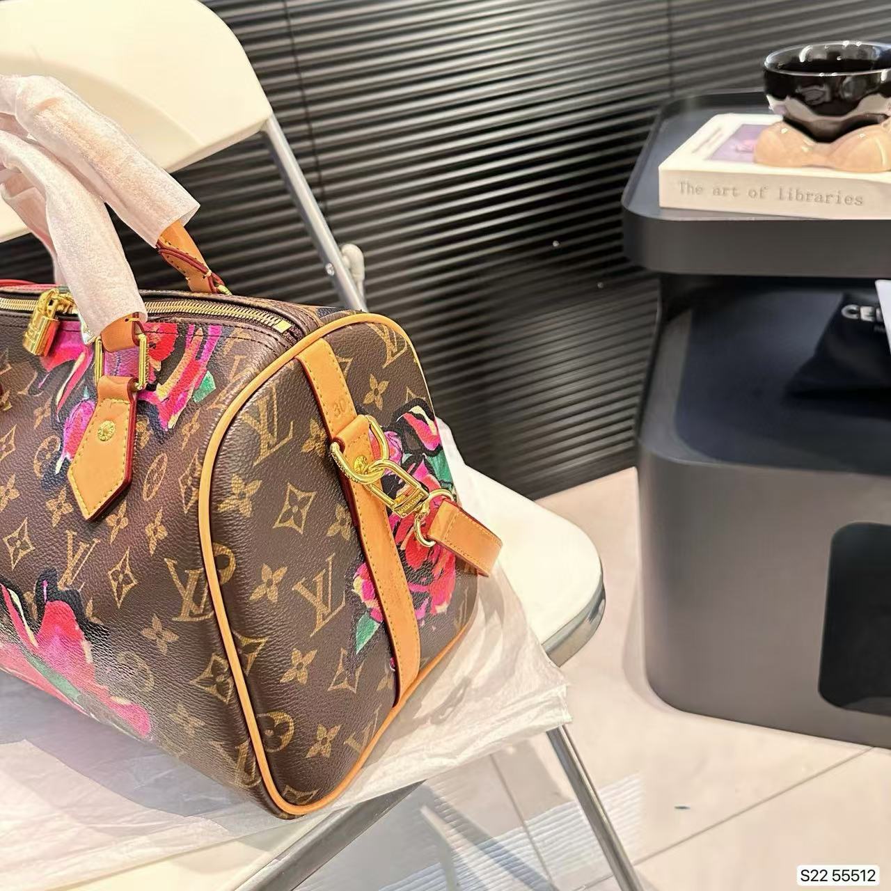 LV カラーペインティング ハンドバッグ【50％割引+送料無料】