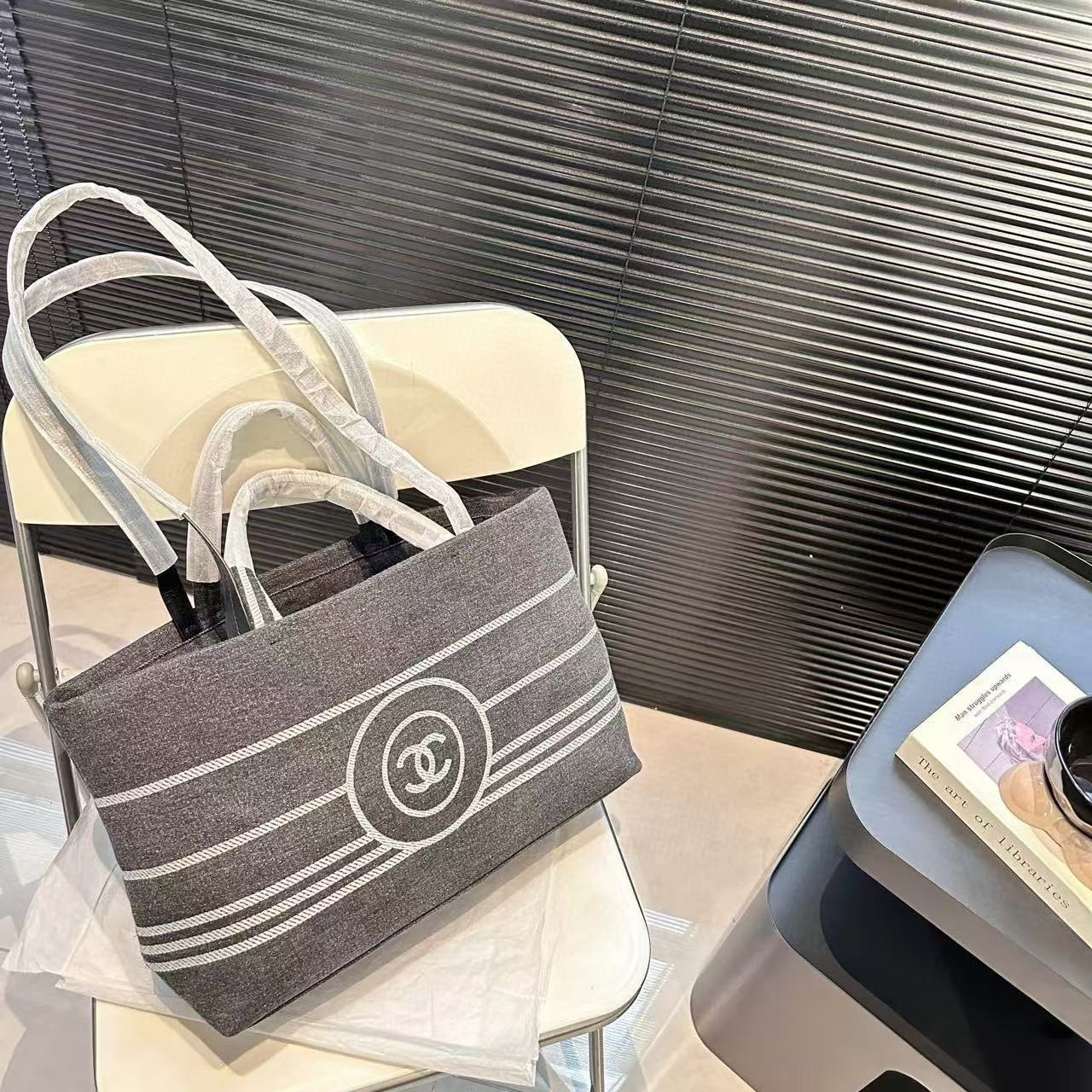 CHANE1 デニムショッピングバッグ【50％割引+送料無料】