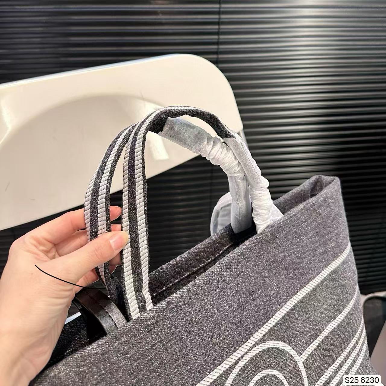 CHANE1 デニムショッピングバッグ【50％割引+送料無料】