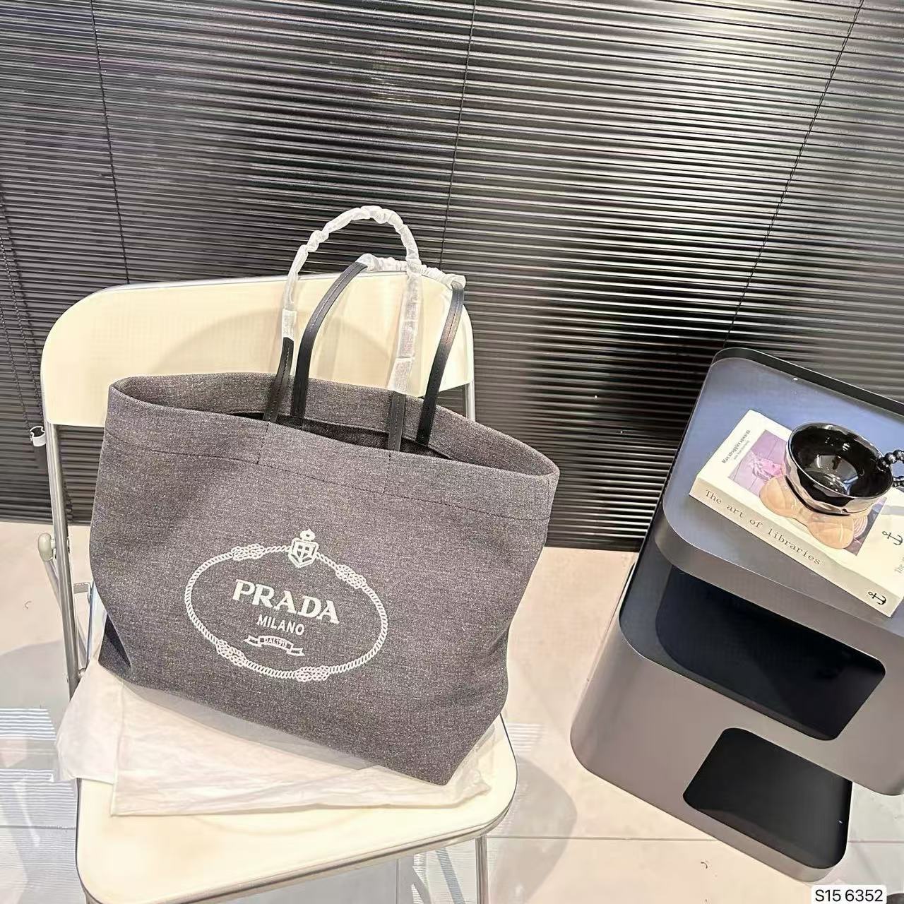 PR4DA デニムショッパーバッグ【50％割引+送料無料】