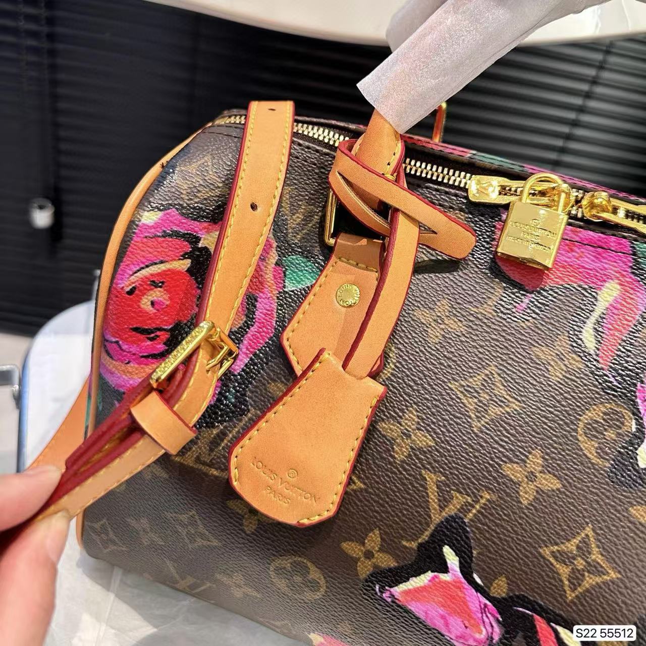 LV カラーペインティング ハンドバッグ【50％割引+送料無料】